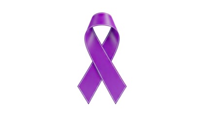 Purple Awareness Ribbon