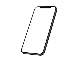 Generative AI
白背景に浮かぶスマートフォンのモックアップ 画面は真っ白のクリーンデザイン