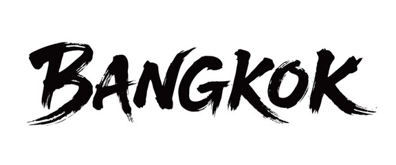 Fototapeta premium BANGKOK handwriting 