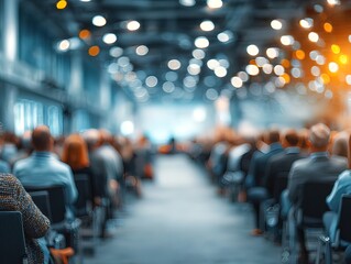 Audience in conference hall
