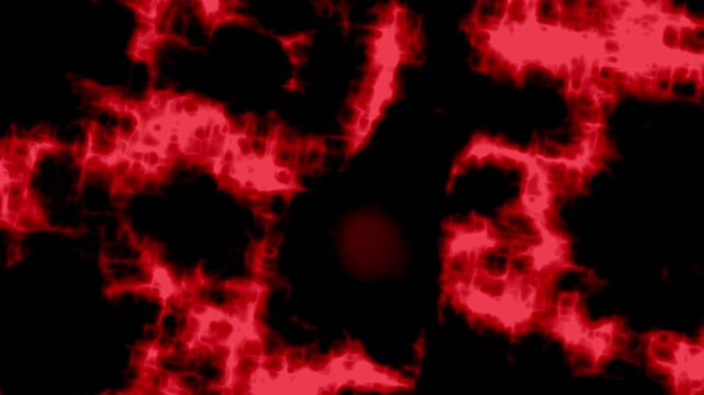 A dramatic video showcasing vibrant red lights in a dark and mysterious environment Abstrack background