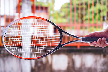 One Hand Tennis Grip Outdoor Ready to Play