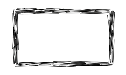 Stark black rectangle against a black background, with a hint of light around the edges