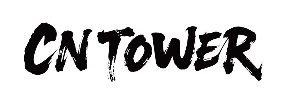 CN TOWER Handwriting
