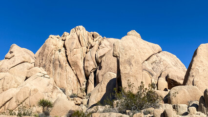 Joshua Tree National Park Rock Formations in California