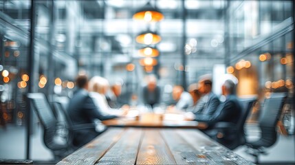 Business meeting in modern office