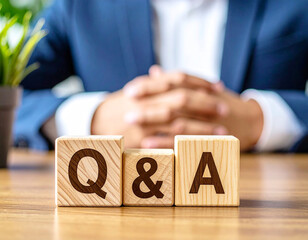 Generative AI
ビジネス相談とQ&Aイメージ｜男性スタッフによるカスタマーサポート対応シーン