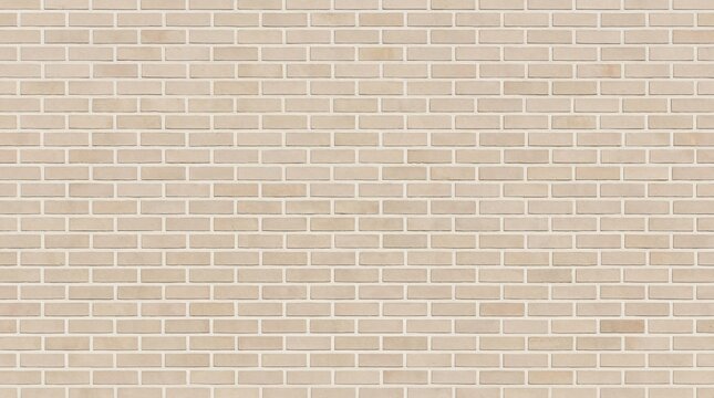 Light Brown Brick Wall Texture Background with Subtle Variations.