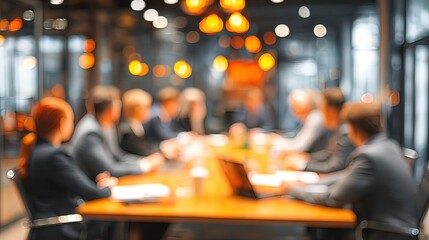 Business meeting in conference room