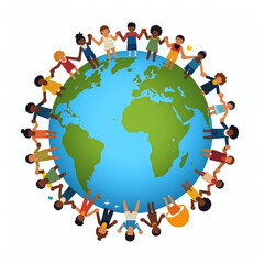 group of people around the world