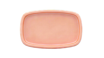 Orange Rectangular Container Lid