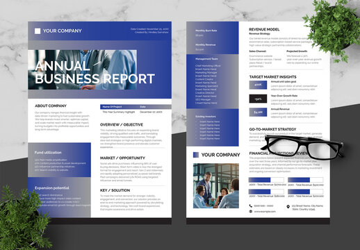 Blue And Black Annual Report