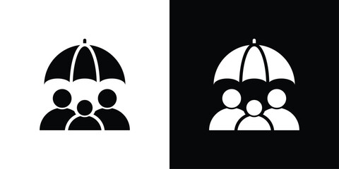 Protection Icon Sheet Black And White © sayida