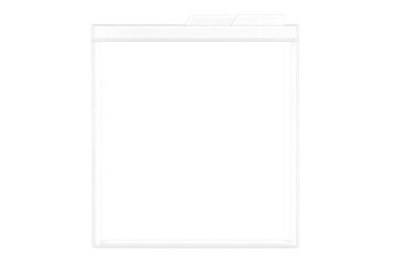 Browser window tab interface blank screen for web design content, internet technology, and digital user experience