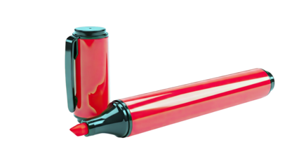 Red Marker with Cap