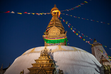 Swayambhunath Stupa in Kathmandu, Nepal