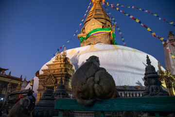 Swayambhunath Stupa in Kathmandu, Nepal