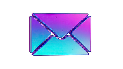 Holographic Envelope Icon