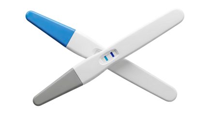 Two Positive Pregnancy Tests Crossed