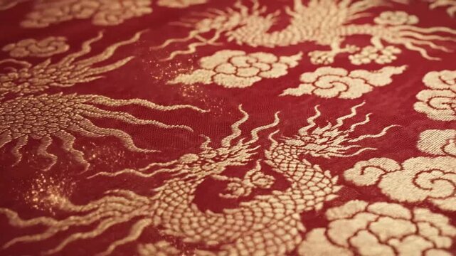 Chinese new year dragon pattern animation