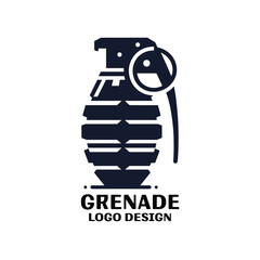 Grenade Vector Logo Design 