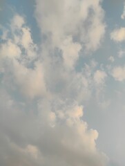 blue sky with clouds