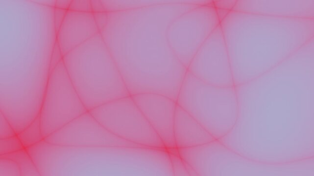 Abstract pink organic lines animation. Skin tissue or beauty background seamless loop.