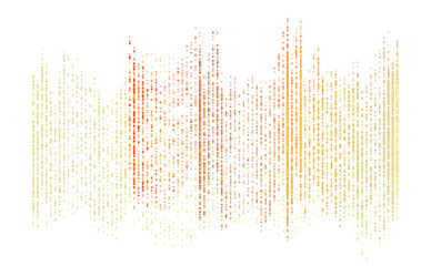 Abstract glowing sparkling stars seamless on transparent background. Glowing sparkles seamless dust of stars neon overlay PNG. Futuristic data concept with glowing sparkles festive dust.