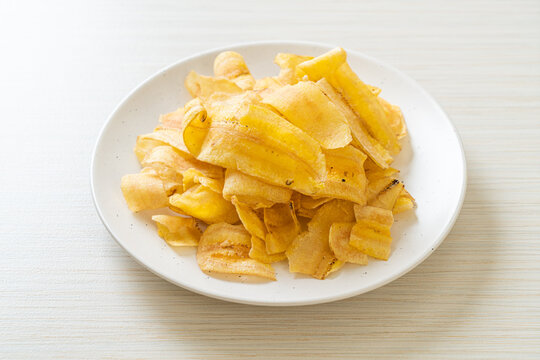 Banana Chips - fried or baked sliced banana