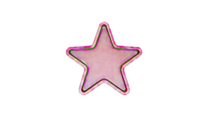 Red Star Shape