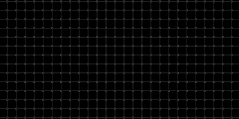 HUD interface grid with white squares and digital dots on black background. Futuristic user interface layout for technology design or UI dashboard. Vector illustration.