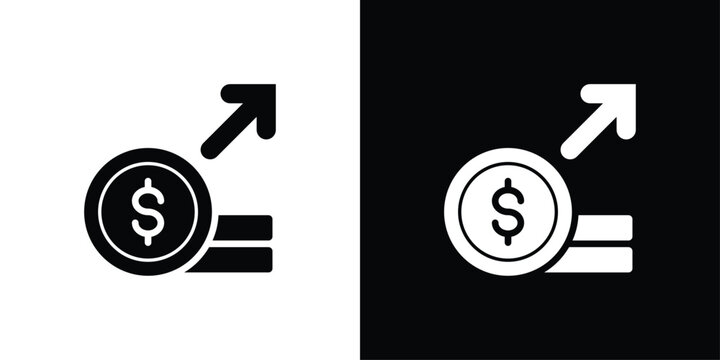 Expense  Icon Sheet Black And White