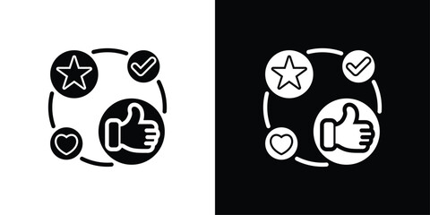 Review  Icon Sheet Black And White
