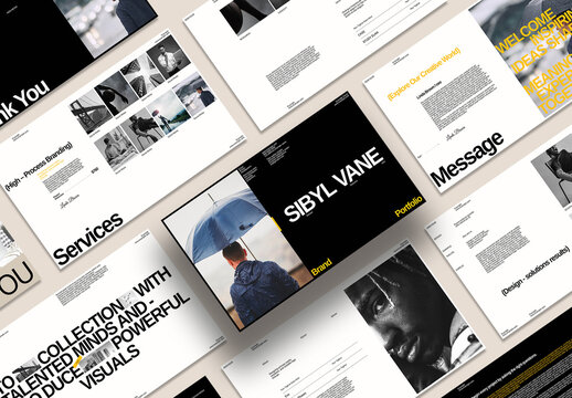 EVO Brand Portfolio Presentation Template