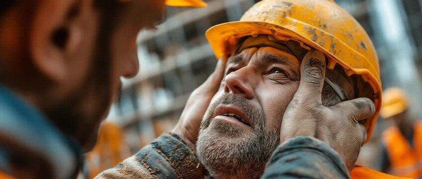After an accident, a builder saved a coworker.