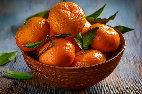 Mandarinen in einer Schale