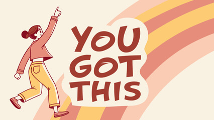 Inspirational Minimalist Illustration vector art design  – Motivation, Personal Growth, Mindfulness and Life Journey Concept Background landscapes 