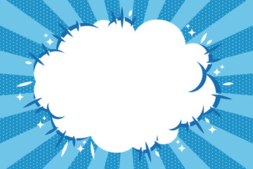 強調表現に使える 爆発・吹き出し素材 背景