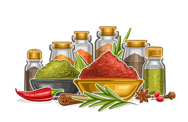 Vector Seasoning Still Life