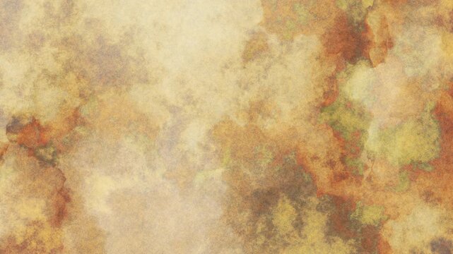 Brown stained grunge texture abstract background seamless loop. Paper or stone. Digital animation.