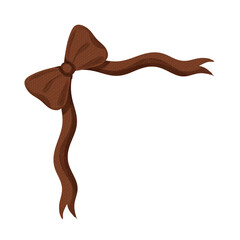 Bow ribbon corner border decoration