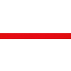 Obraz premium Red horizontal line isolated on transparent background