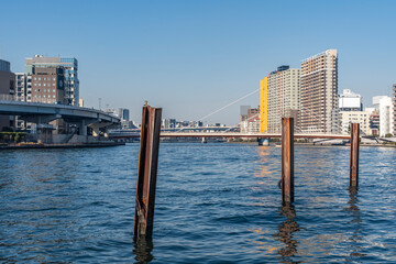 東京　隅田川界隈の風景
