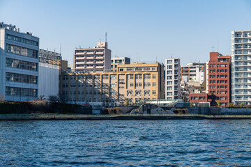 東京　隅田川界隈の風景
