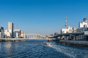 東京　隅田川界隈の風景