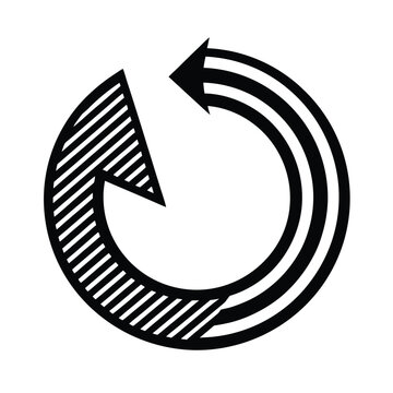 App Rollback Undo Vector Illustration