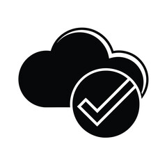 Cloud Compliance Check Vector Illustration