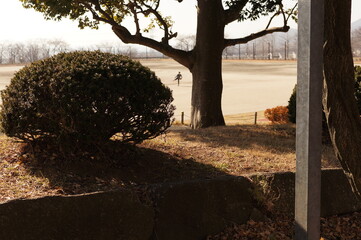 公園のグラウンド