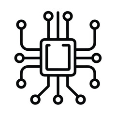 Hardware Input Output Vector Illustration