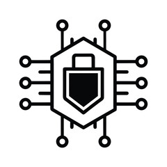 Hardware Security Module Vector Illustration